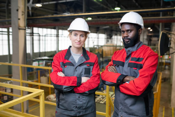 istock Professional factory Engineers Portrait 1207543056