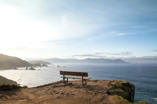 Photo of Inviting bench on a cliff