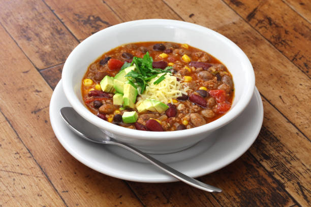 istock easy taco soup, american food 1207546053