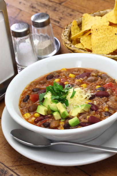 istock easy taco soup, american food 1207546069