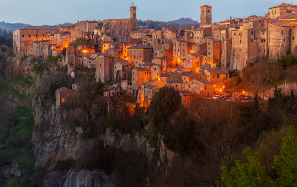 istock Sorano - Tuff City In Tuscany 1207549728