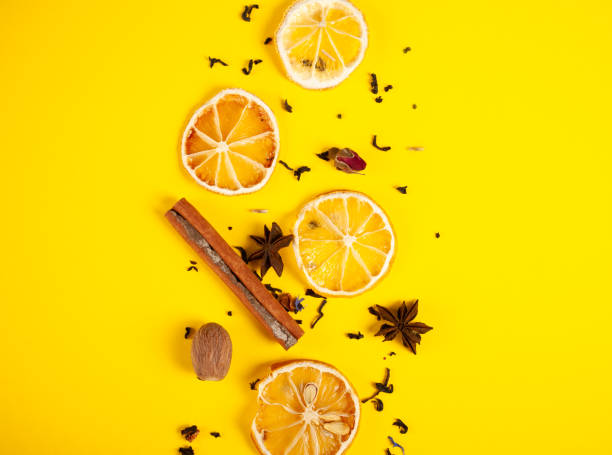 istock still life tea with lemon on a yellow background 1207550512
