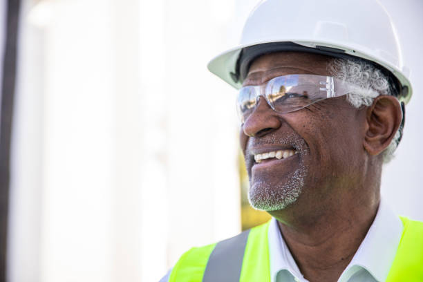 istock Senior Black Man Construction Manager Inspection 1207551315
