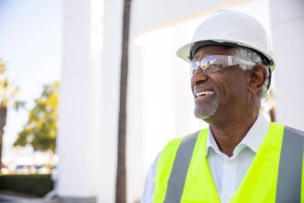 istock Senior Black Man Construction Manager Inspection 1207551330