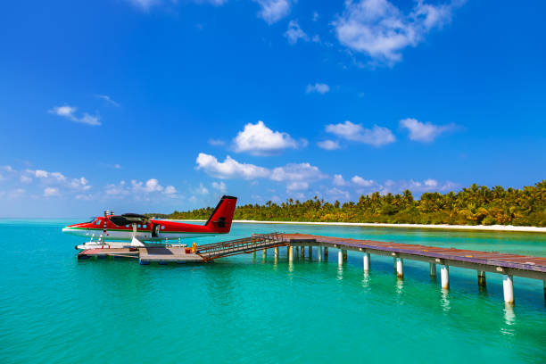 istock Seaplane at Maldives 1207552566