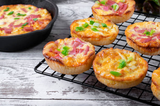 istock Belarusian pie, Smazhenka, with sausage and egg 1207553895