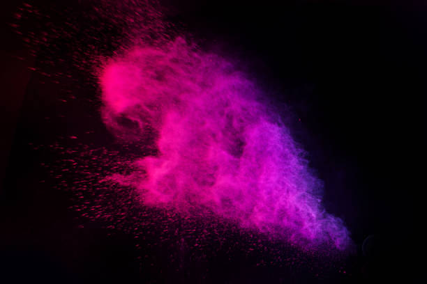 istock Abstract color splash for wallpaper design. Colorful dust explode. Paint splash on white background 1207560675