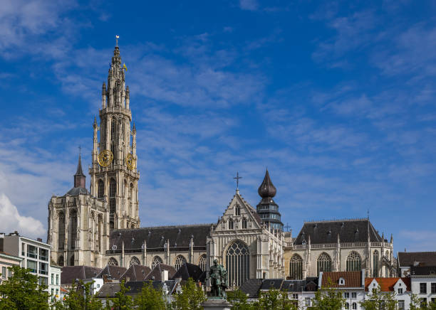istock Cathedral on Grote Markt in Antwerp - Belgium 1207561614