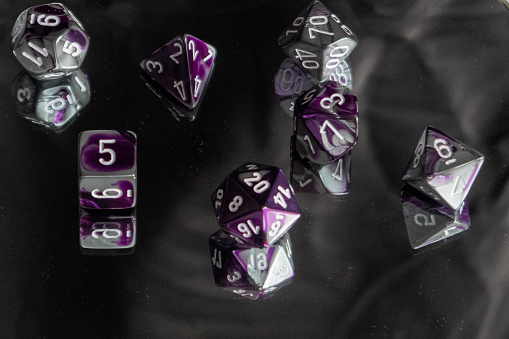 RPG dice for table top games