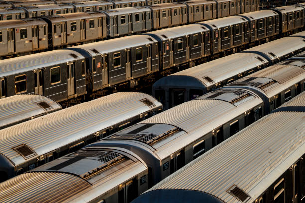 istock Subway Yard in Queens, New York 1207573123