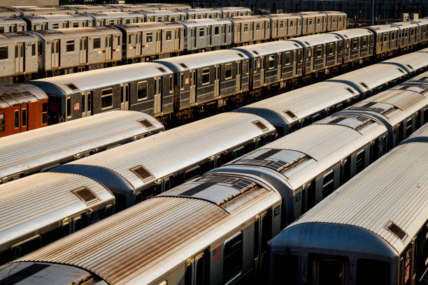 istock Subway Yard in Queens, New York 1207573137