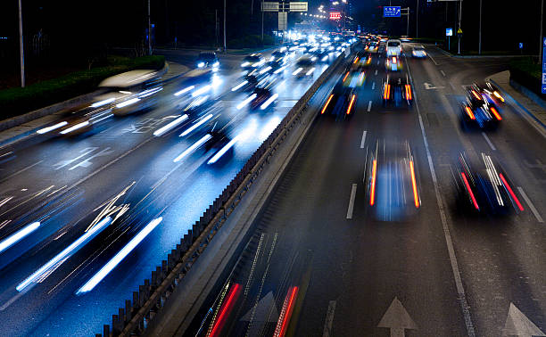 istock beijing Freeway at Night with Car Lights 120757656