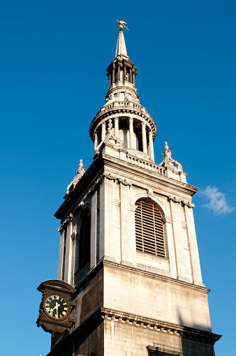 St Mary le Bow Church on Cheapside, London, UK