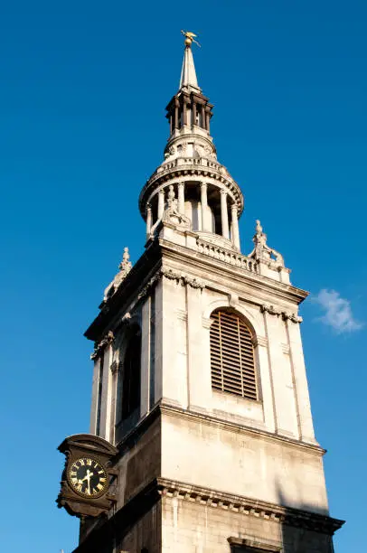 Photo of St Mary le Bow Church on Cheapside, London, UK