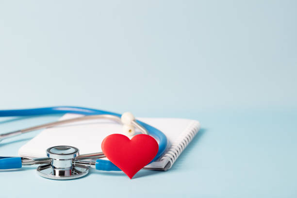 istock Healthcare concept - Stethoscope and a heart 1207580187