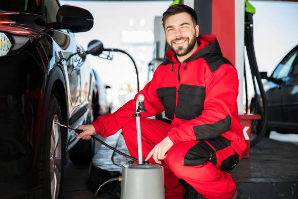 istock At petrol station 1207583395