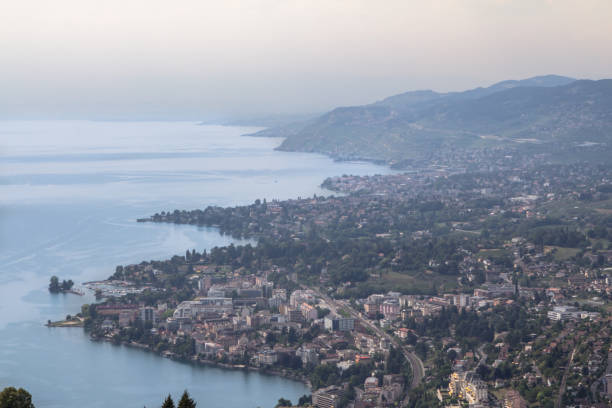 istock Panorama of swiss riviera 1207584340