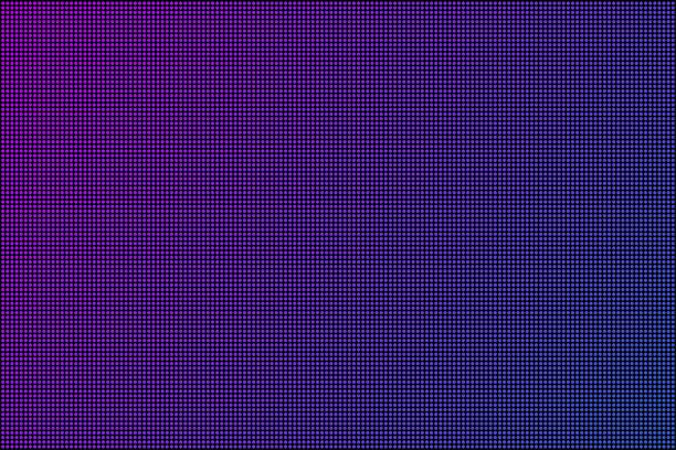 Led screen. Dot RGB Background television. Vector stock illustration. Led screen. Dot RGB Background television. Vector stock illustration coming out of computer screen stock illustrations