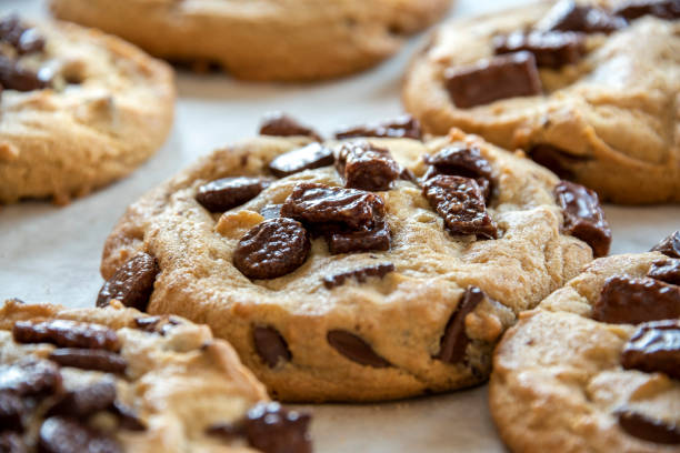 istock Freshly Baked Chocolate Chip Cookies 1207598945