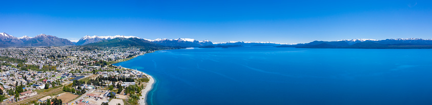 Bariloche and its spectacular view, panorama. Argentina