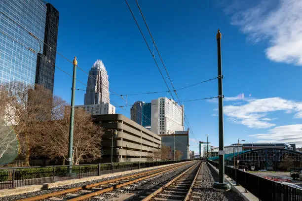Photo of Charlotte Light Rail Commuter Trains