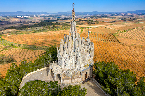Sanctuary of Montserrat in Montferri  Alt Camp, Tarragona province, Catalonia, Spain. By modernist architect Josep Maria Jujol