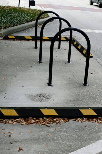 istock Urban bike rack 1207619113