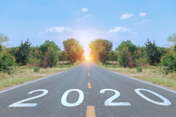 istock Concept of way to successful future in 2020 1207627795