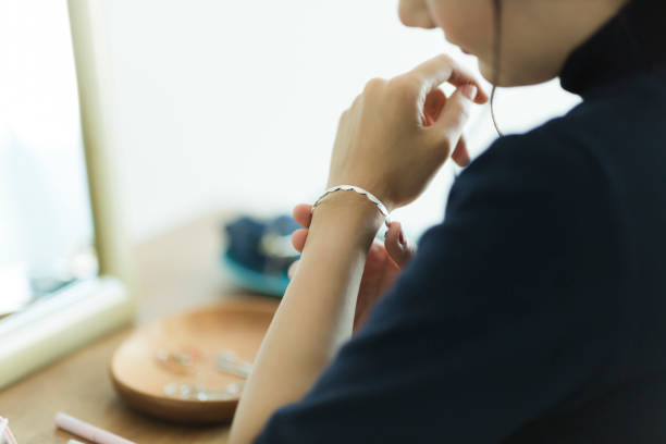 istock Young woman wearing accessories 1207632135