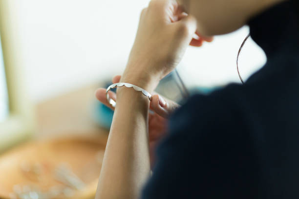 istock Young woman wearing accessories 1207632154