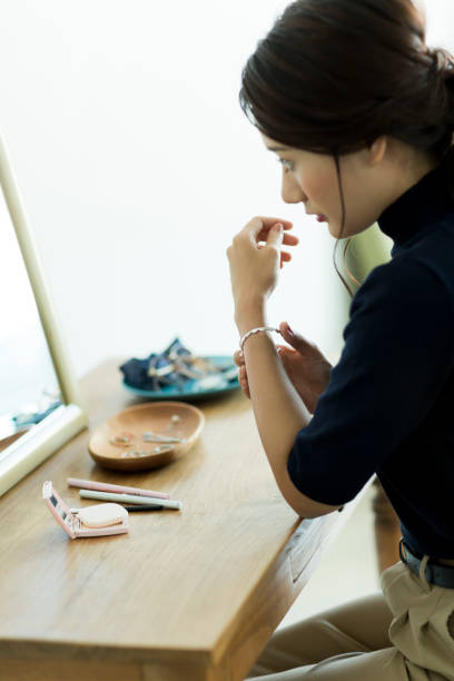 istock Young woman wearing accessories 1207632182