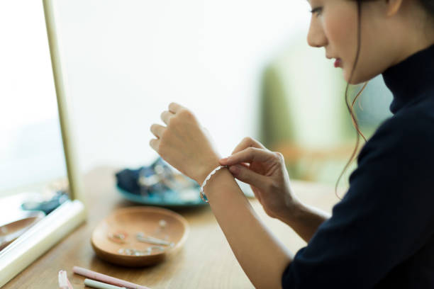 istock Young woman wearing accessories 1207632193