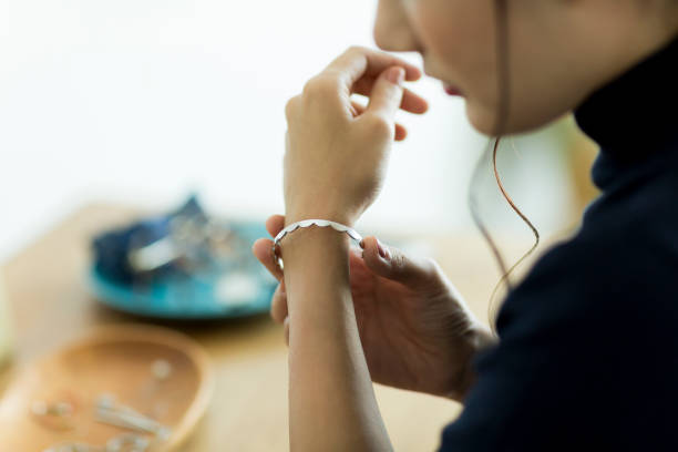 istock Young woman wearing accessories 1207632213