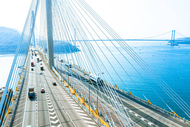 istock Ting Kau Bridge in Hong Kong 1207632941