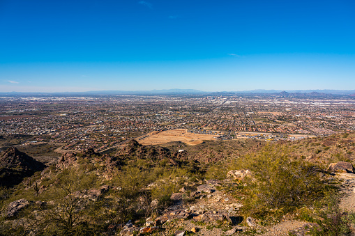 View of Phoenix from South Mountain.