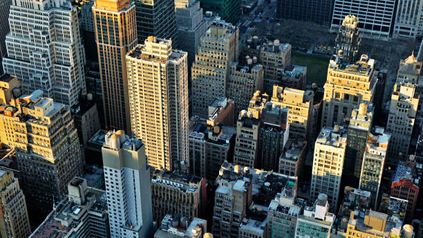 istock Aerial View Of Manhattan 1207639261