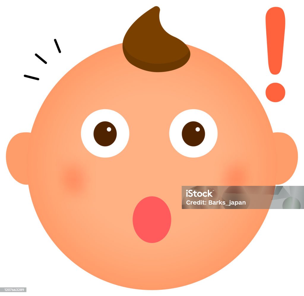 Phim Hoạt Hình Khuôn Mặt Em Bé Biểu Tượng Cảm Xúc Minh Họa Ngạc ...