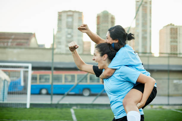 istock Argentinian soccer player celebrating a goal. 1207665701