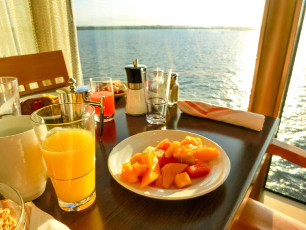 istock Dining Room Buffet aboard the luxury cruise ship 1207675103
