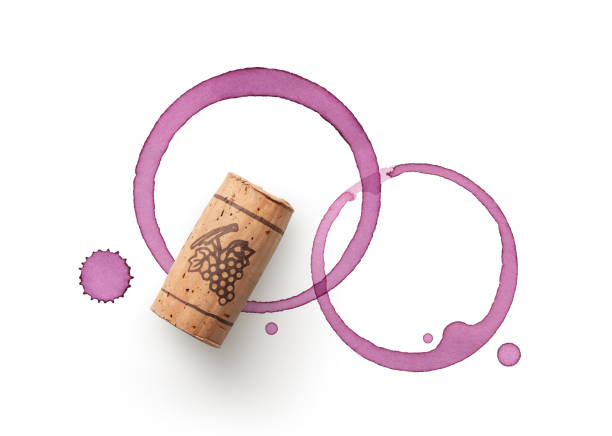 istock Cork and red wine stains 1207675267