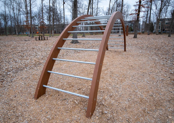 istock Playground ladder arch for climbing 1207678544