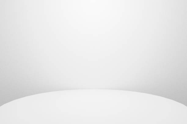 Abstract light background for display product, presentation, banner on website. 3D white background texture. Gray empty room 3d with white blank wall. Empty showcase for advertising or table cover.