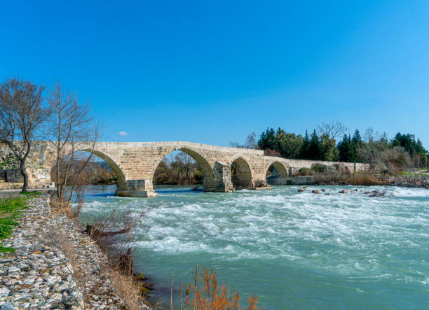 istock Ancient Belkis (Aspendos) Bridge, Antalya, Turkey 1207685684