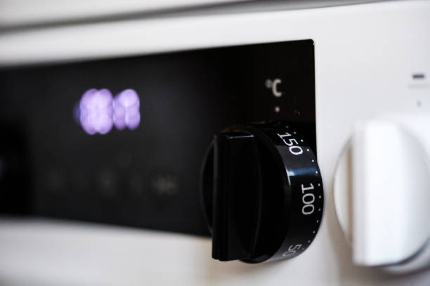 istock Close up image of the kitchen gas stove 1207687996