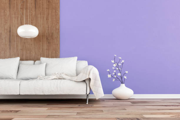 istock Elegant living room with sofa - hardwood background 1207690428