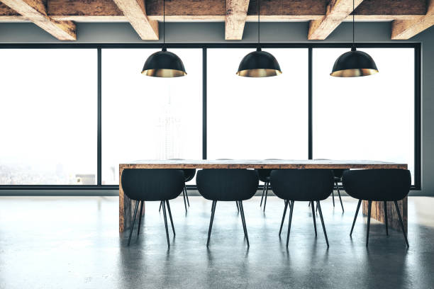 istock Contemporary meeting room 1207692134