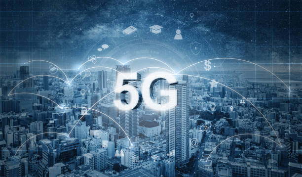 istock 5g internet technology and network connection technology in the city 1207701417