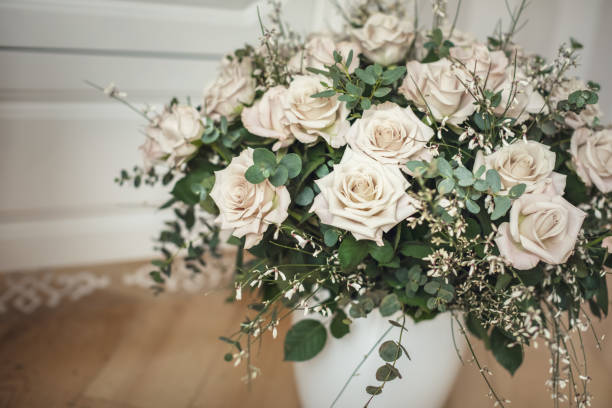 istock Luxury bouquet of exclusive roses. 1207702671