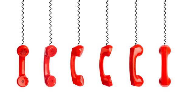 istock Set of red phones 1207706150