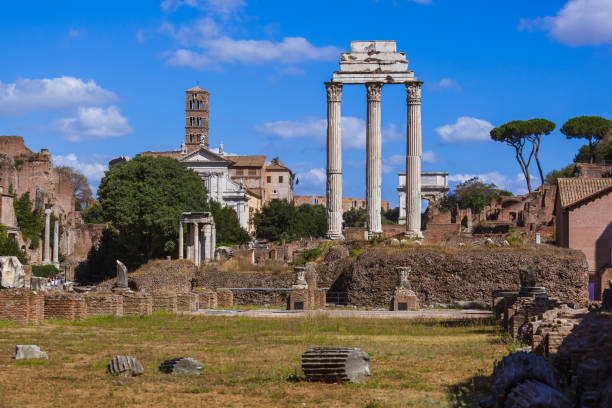 istock Roman forum ruins in Rome Italy 1207707057